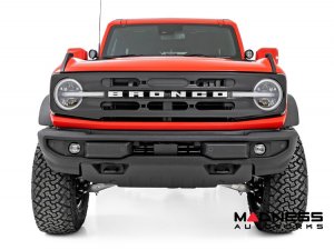 Ford Bronco Custom Wheels (1) - Rough Country - 88 Series - Gloss Black - 17 x 8.5 / 6 x 5.5 / -12 / 4.5" 